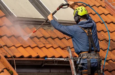 Démoussage et hydrofuge de toiture à Andechy